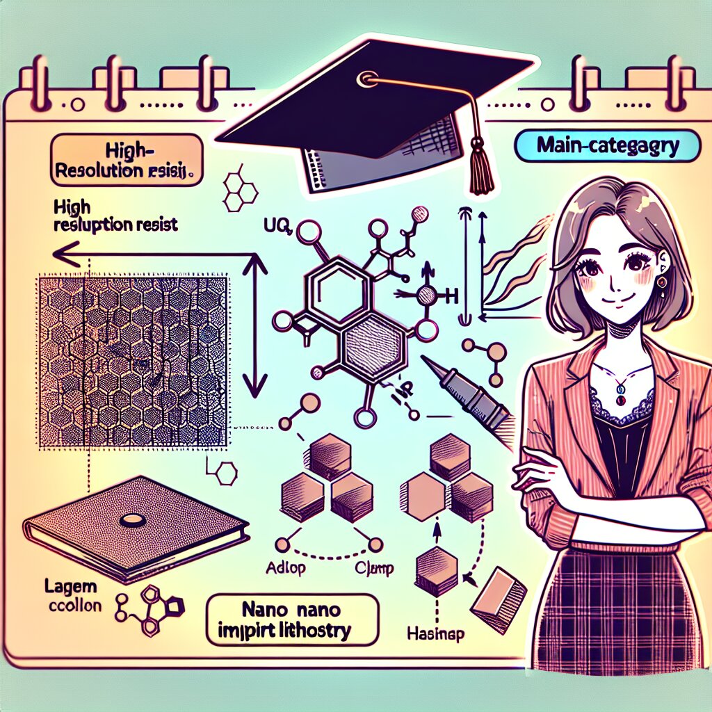 나노 임프린트 리소그래피용 고해상도 레지스트 개발