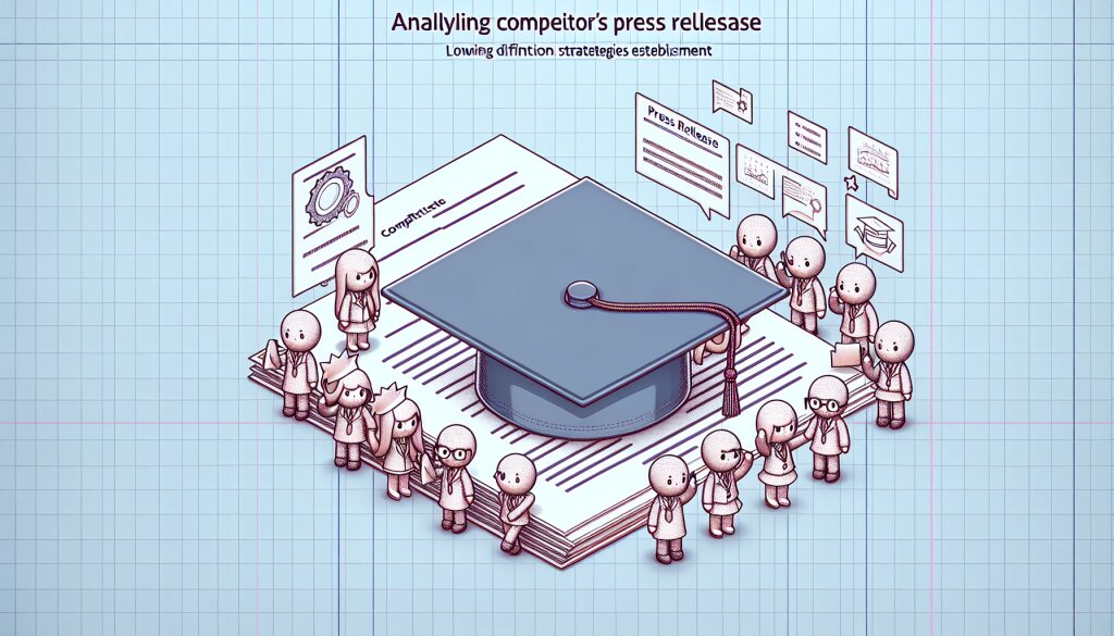 경쟁사 보도자료 분석: 차별화 전략 수립하기
