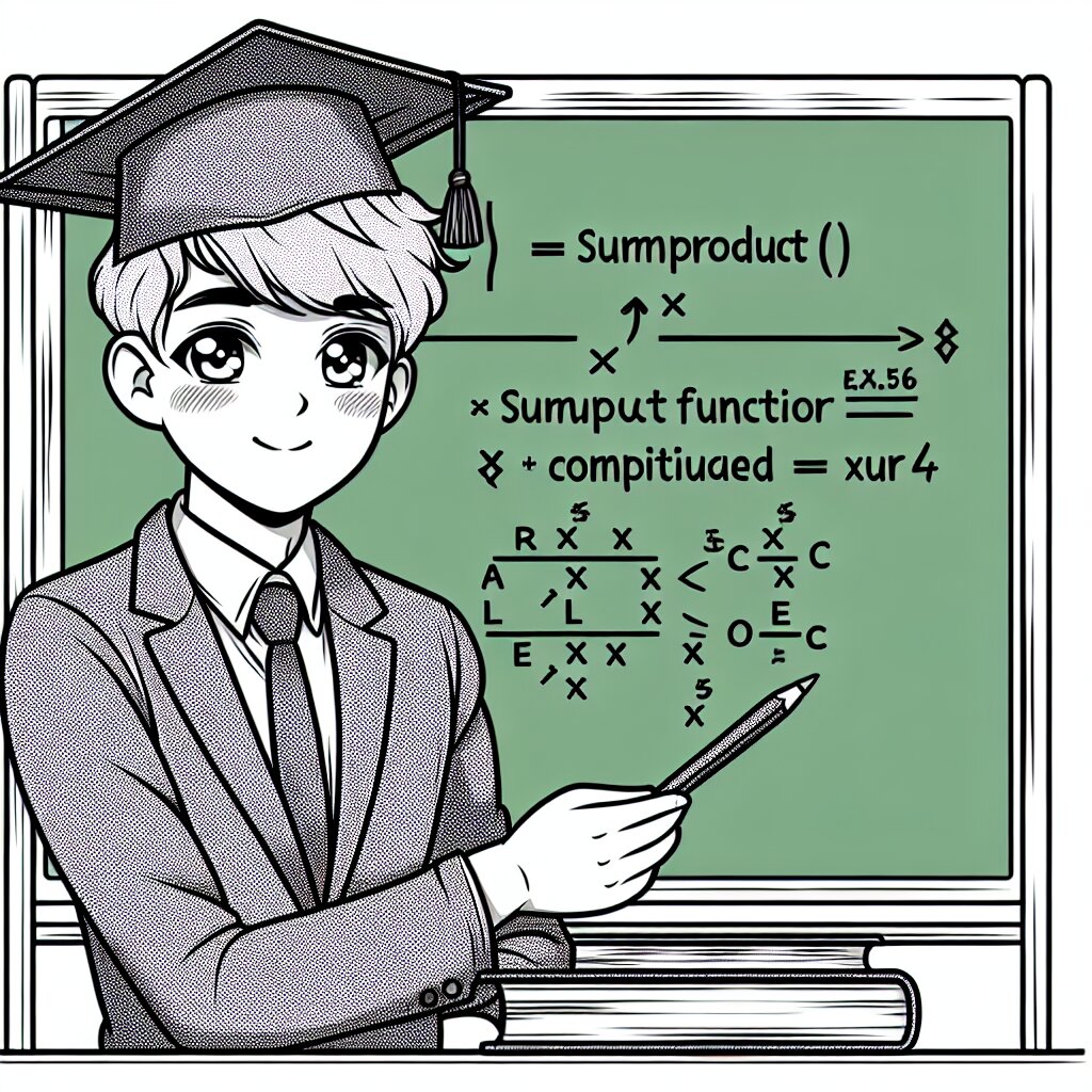 SUMPRODUCT 함수로 복잡한 조건부 합계 구하기