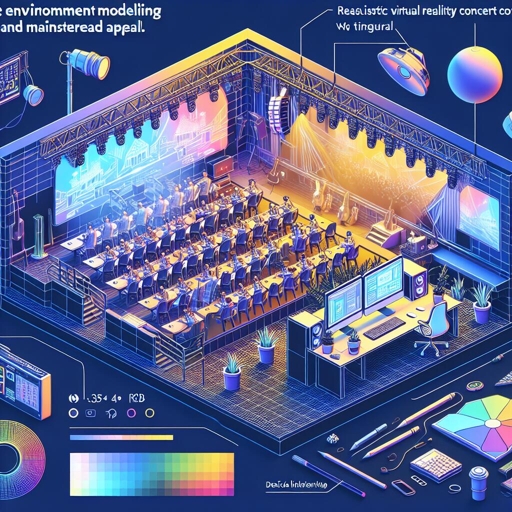 가상 현실 콘서트장 디자인을 위한 3D 환경 모델링