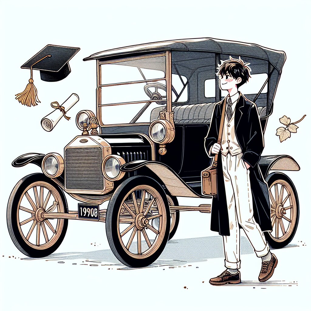 🚗 포드 모델 T, 자동차 대중화의 시작 (1908)