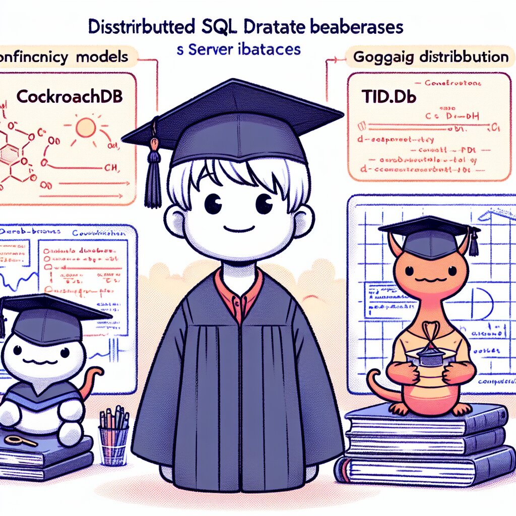 CockroachDB vs TiDB: 분산 SQL 데이터베이스의 일관성 모델과 지리적 분산 지원 비교