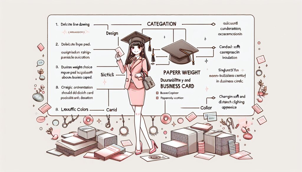 명함 제작 시 종이 무게의 선택: 내구성과 고급감