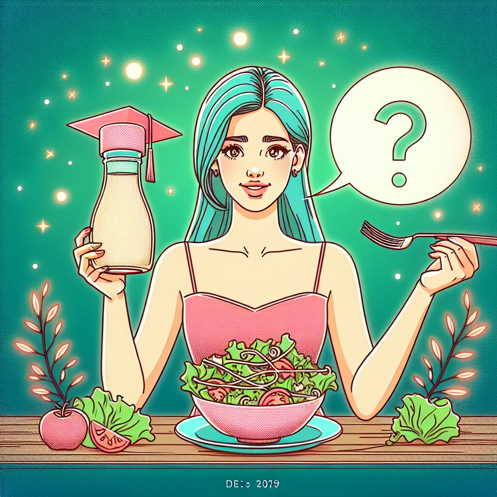 🥗 샐러드 드레싱, 다이어트 중에도 괜찮을까?