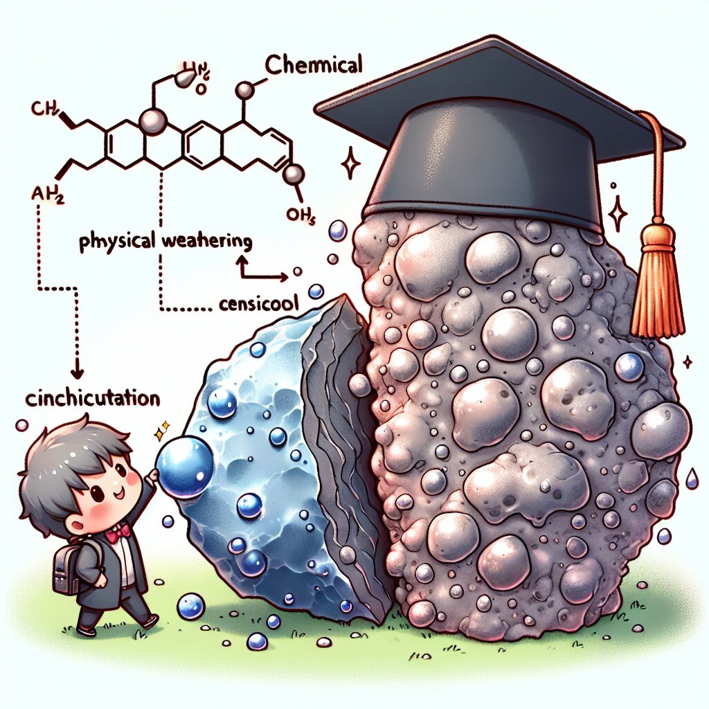 🧪 화학적 풍화 vs 🔨 물리적 풍화: 암석 분해의 메커니즘